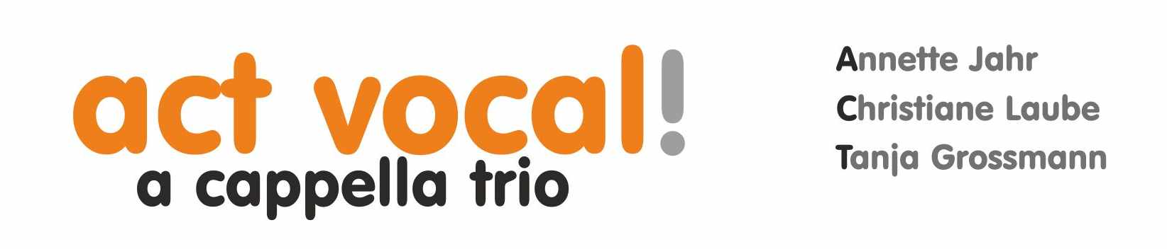 act vocal - a cappella trio